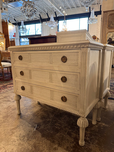 Antique Swedish Ballerina Leg Chest | Le Chateau | European Luxury Furniture in Atlanta