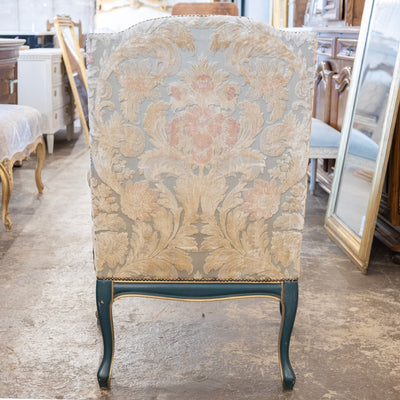 Pair of Louis XV Carved Armchair – Painted Frame with Original Tapestry Upholstery - Arm Chairs | Le Chateau (Atlanta, GA) • 9