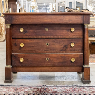 18th Century French Empire Chest with Columns