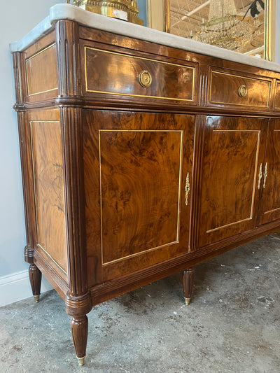 Louis XVI Sideboard with Marble Top