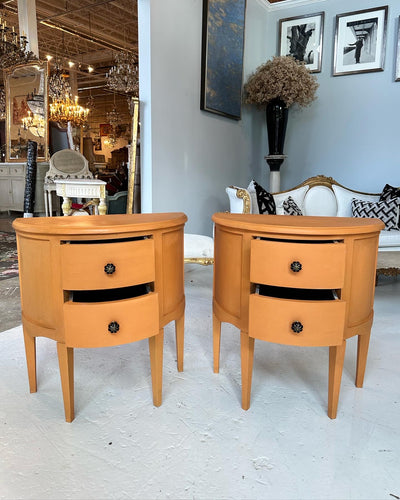 Swedish Orange Demilune Chest