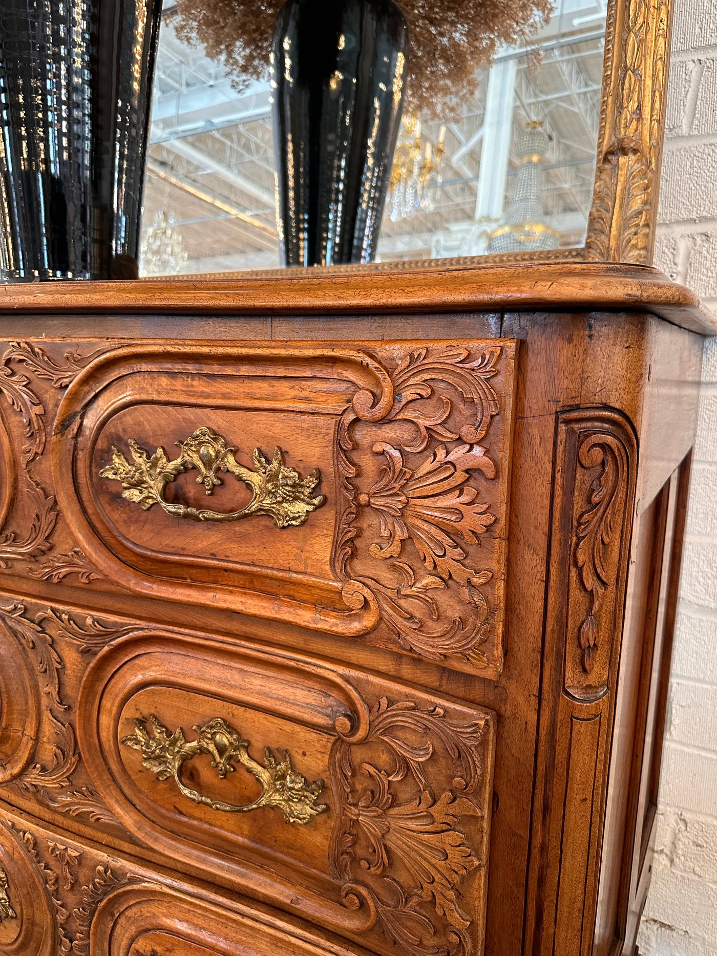 18th Century Chest with Cabriole Legs