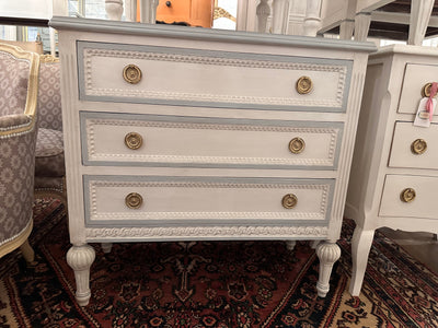 Swedish Chest with French Blue Trims