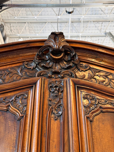 18th Century Walnut Armoire | Le Chateau | European Luxury Furniture in Atlanta