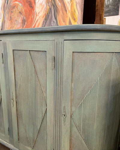 Swedish Demilune Sideboard in Textured Finish