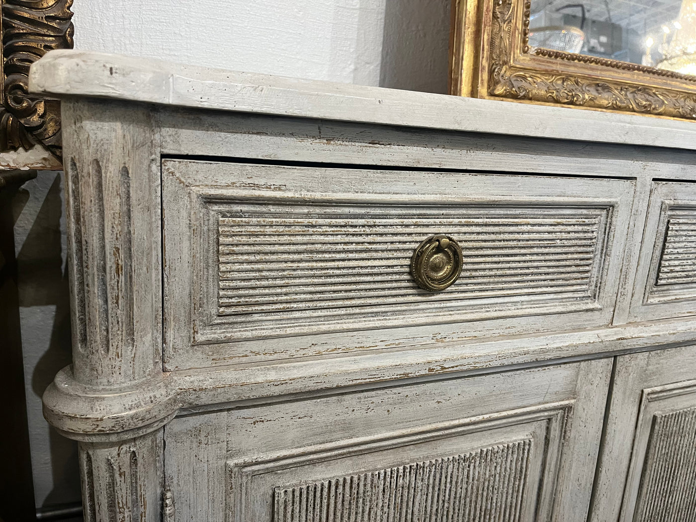 Swedish Reeded Sideboard