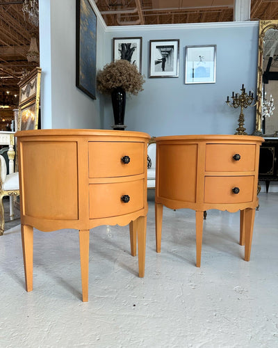 Swedish Orange Demilune Chest