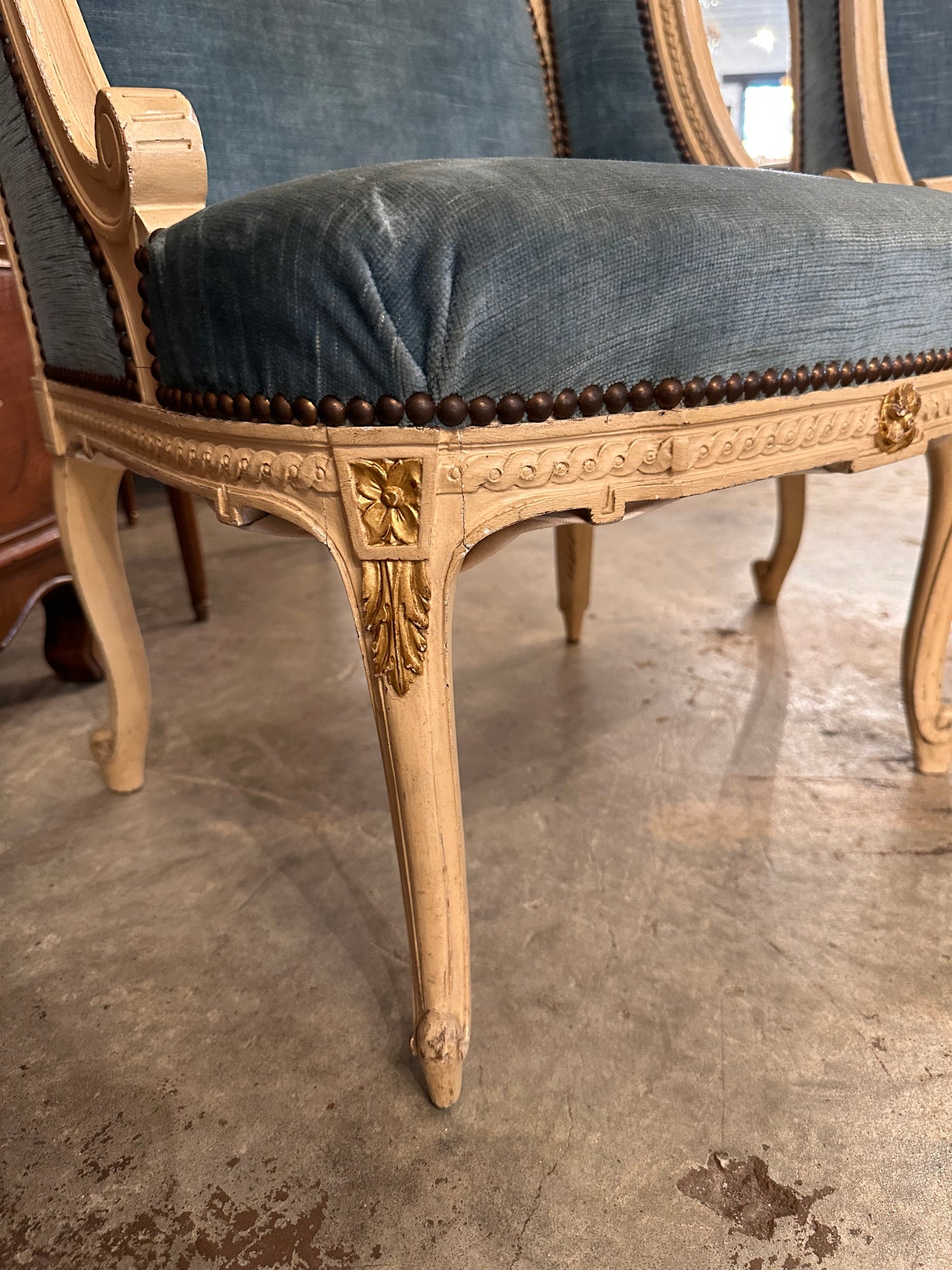 Louis XV Petite Parlor Chairs (Pair) | Le Chateau | European Luxury Furniture in Atlanta