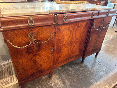 Louis XV Sideboard with Brass Garland Details