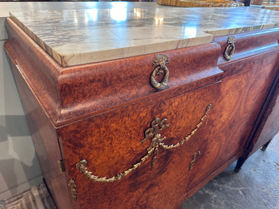 Louis XV Sideboard with Brass Garland Details