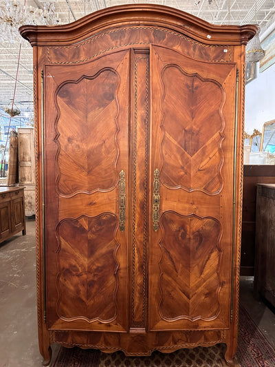 18th Century Burl Wood Armoire