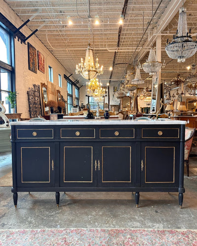 Louis XVI Sideboard with a Black Finish