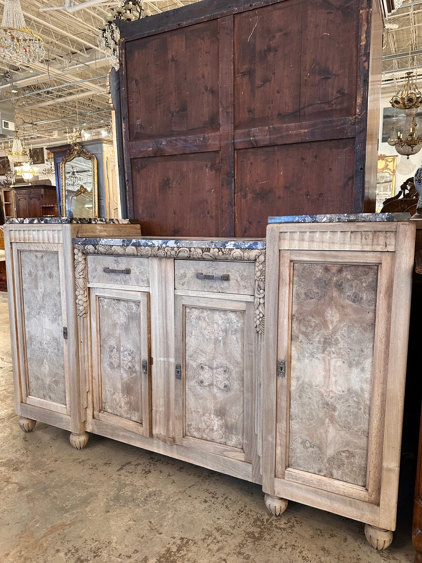 French Buffet with Marble Top