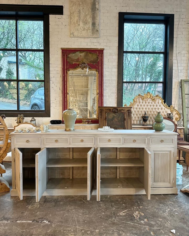 Swedish Reeded Front Sideboard