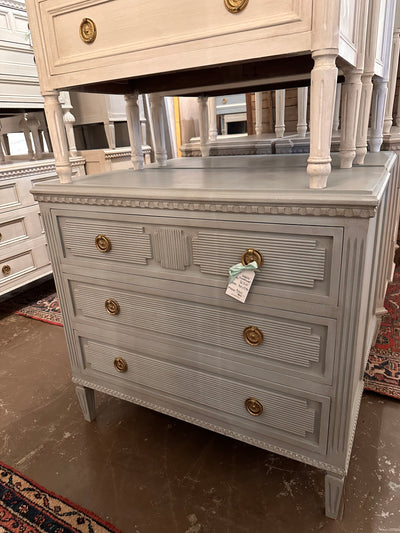 Swedish Chest with Reeded Block Detail