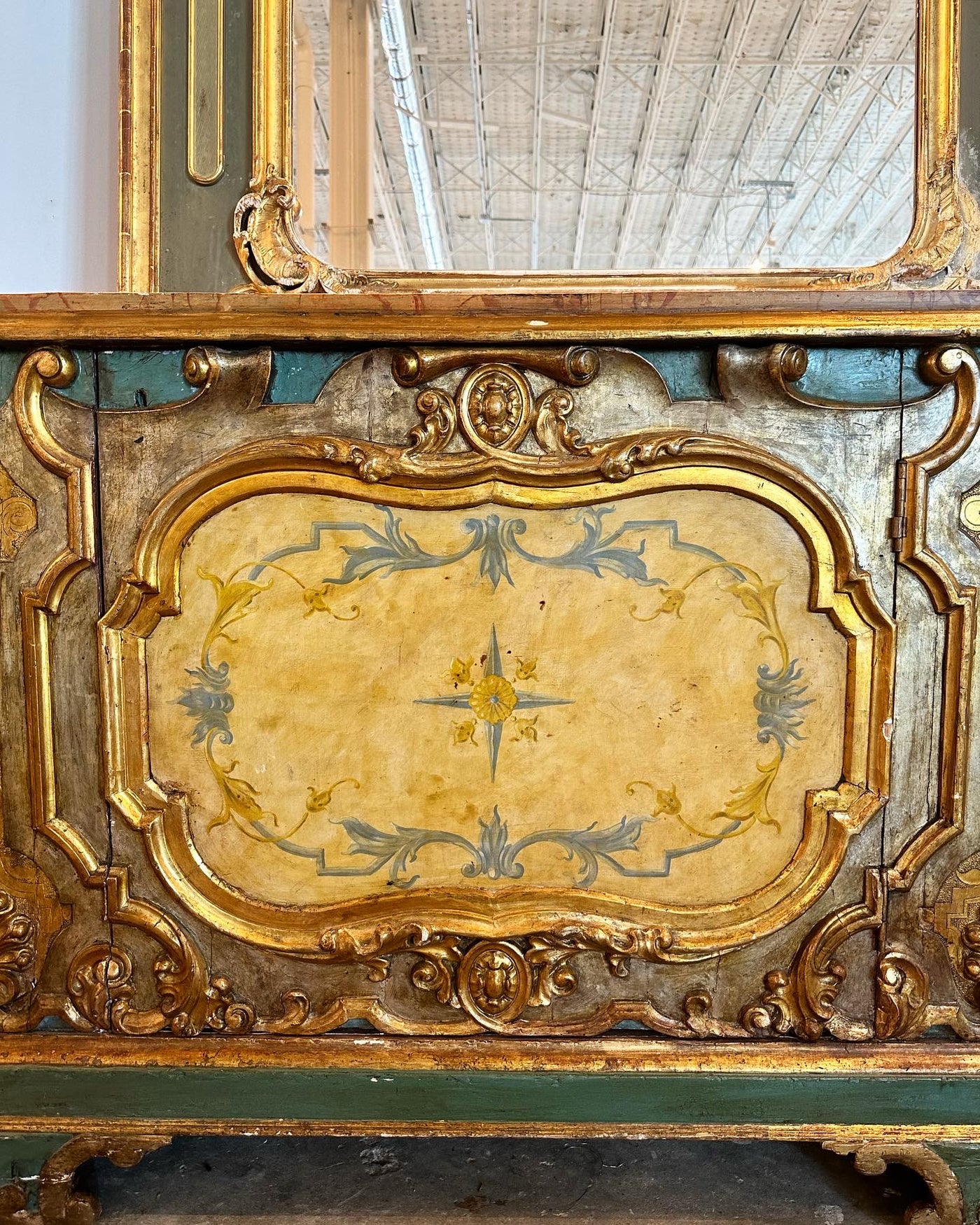 18th Century Hand-Painted Italian Sideboard