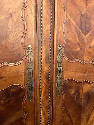 18th Century Burl Wood Armoire