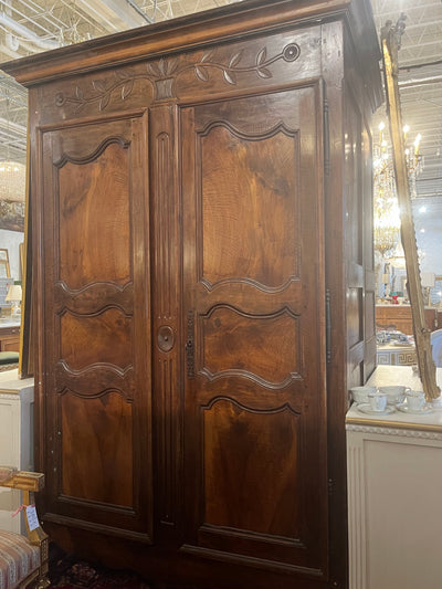 19th Century Walnut Armoire | Le Chateau | European Luxury Furniture in Atlanta