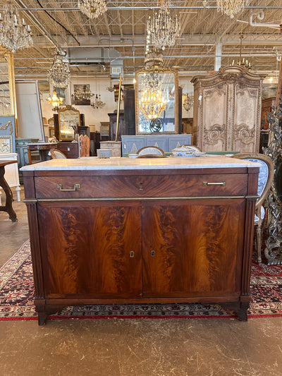 19th Century Marble Top French Buffet