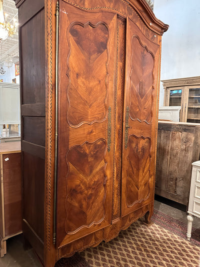 18th Century Burl Wood Armoire