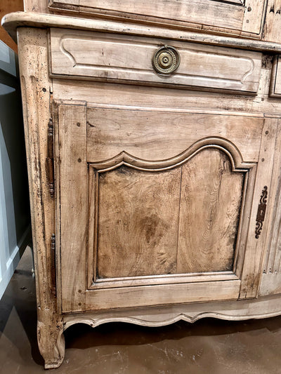 18th Century Bleached French Country Cupboard Bleached Finish | Le Chateau | European Luxury Furniture in Atlanta