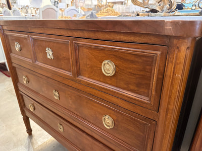 Designer Pick: French Burl Wood Rounded Corner Chest | Le Chateau | European Luxury Furniture in Atlanta