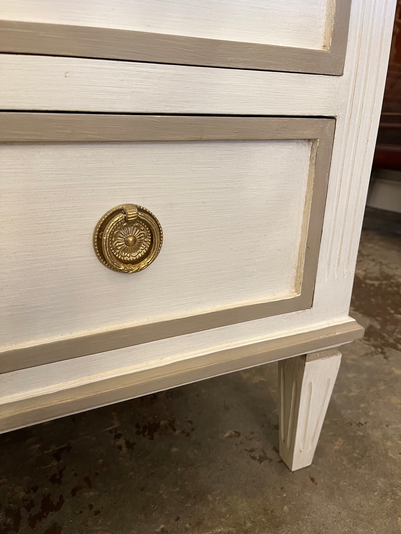 Reeded Block Front Antique Swedish Chests