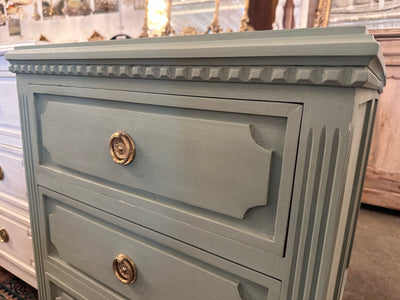 Swedish Nightstands in Olive Green