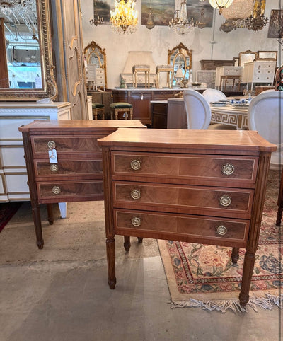 Antique Burl Wood Chest with Gold Trim | Le Chateau | European Luxury Furniture in Atlanta