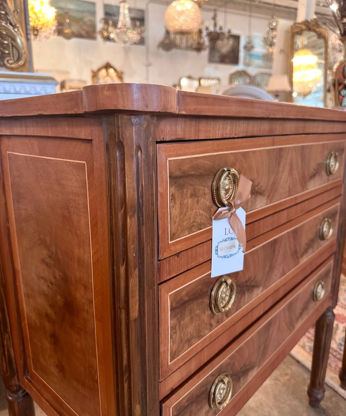 Burl Wood Chest