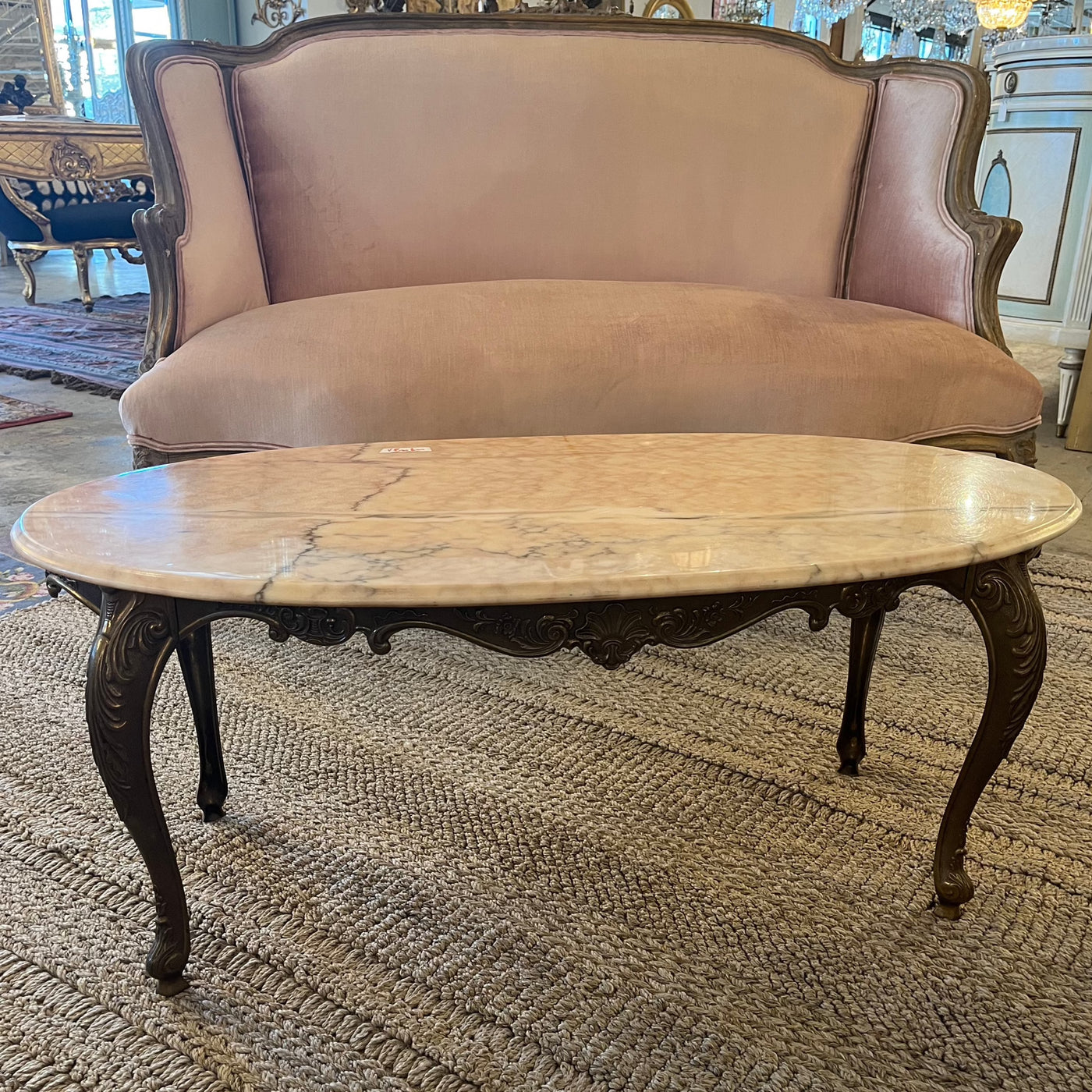 French Marble Top Coffee Table | Le Chateau | European Luxury Furniture in Atlanta