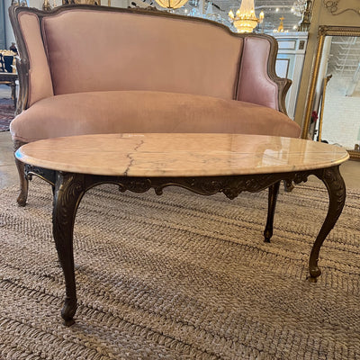 French Marble Top Coffee Table | Le Chateau | European Luxury Furniture in Atlanta