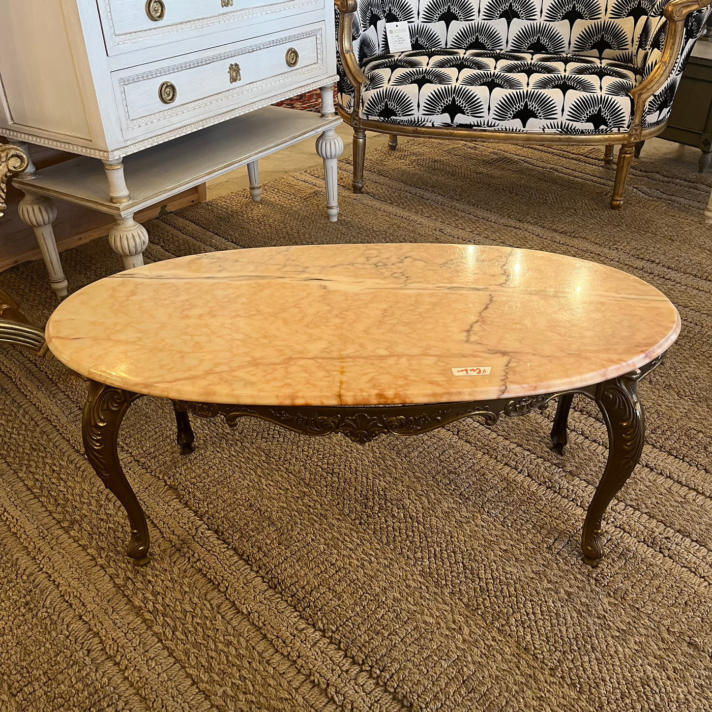 French Marble Top Coffee Table | Le Chateau | European Luxury Furniture in Atlanta