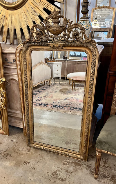 Antique French Ornate Gilded Mirror | Le Chateau | European Luxury Furniture in Atlanta