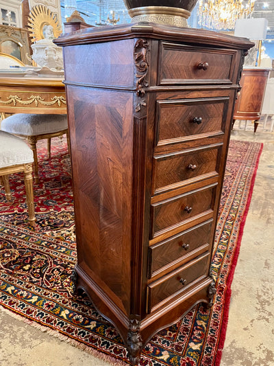 Louis XV Skinny Chest of Drawers