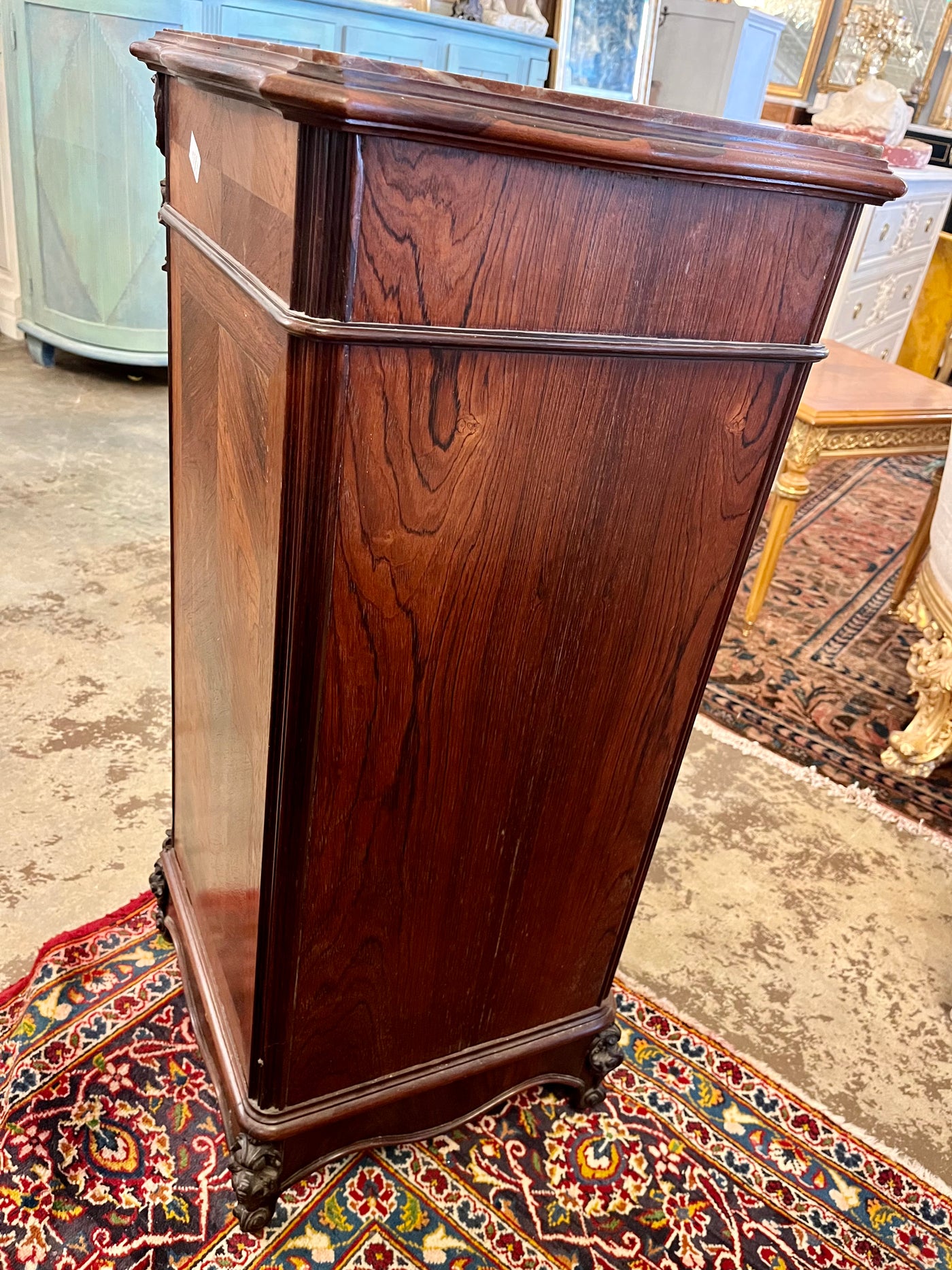 Louis XV Skinny Chest of Drawers