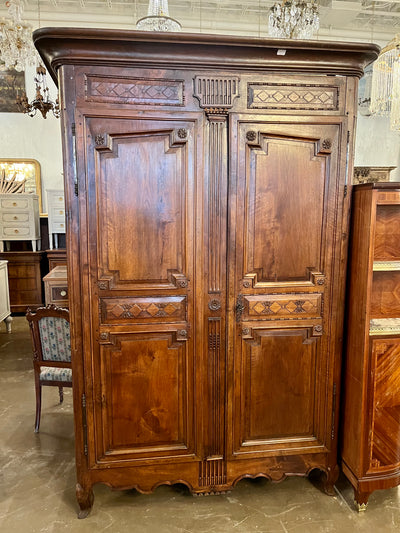 18th Century French Armoire with Cabriole Legs