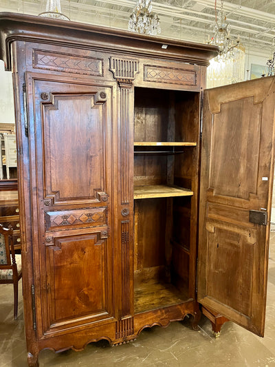 18th Century French Armoire with Cabriole Legs