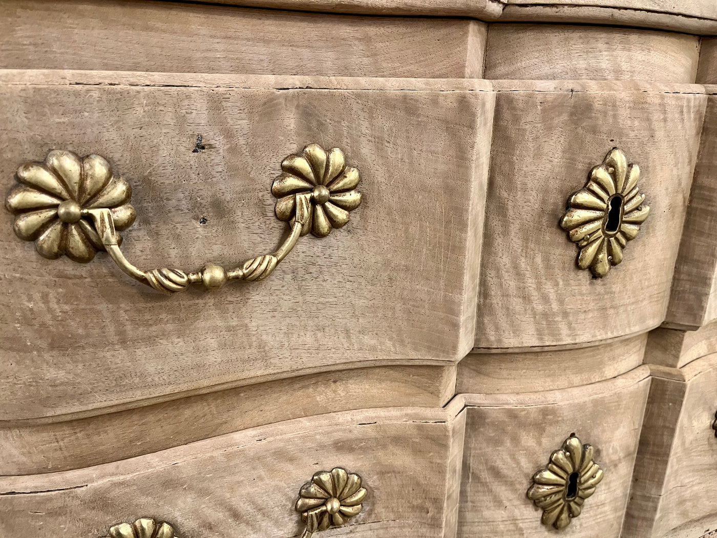 Louis XV French Country Chest - 3 Drawer