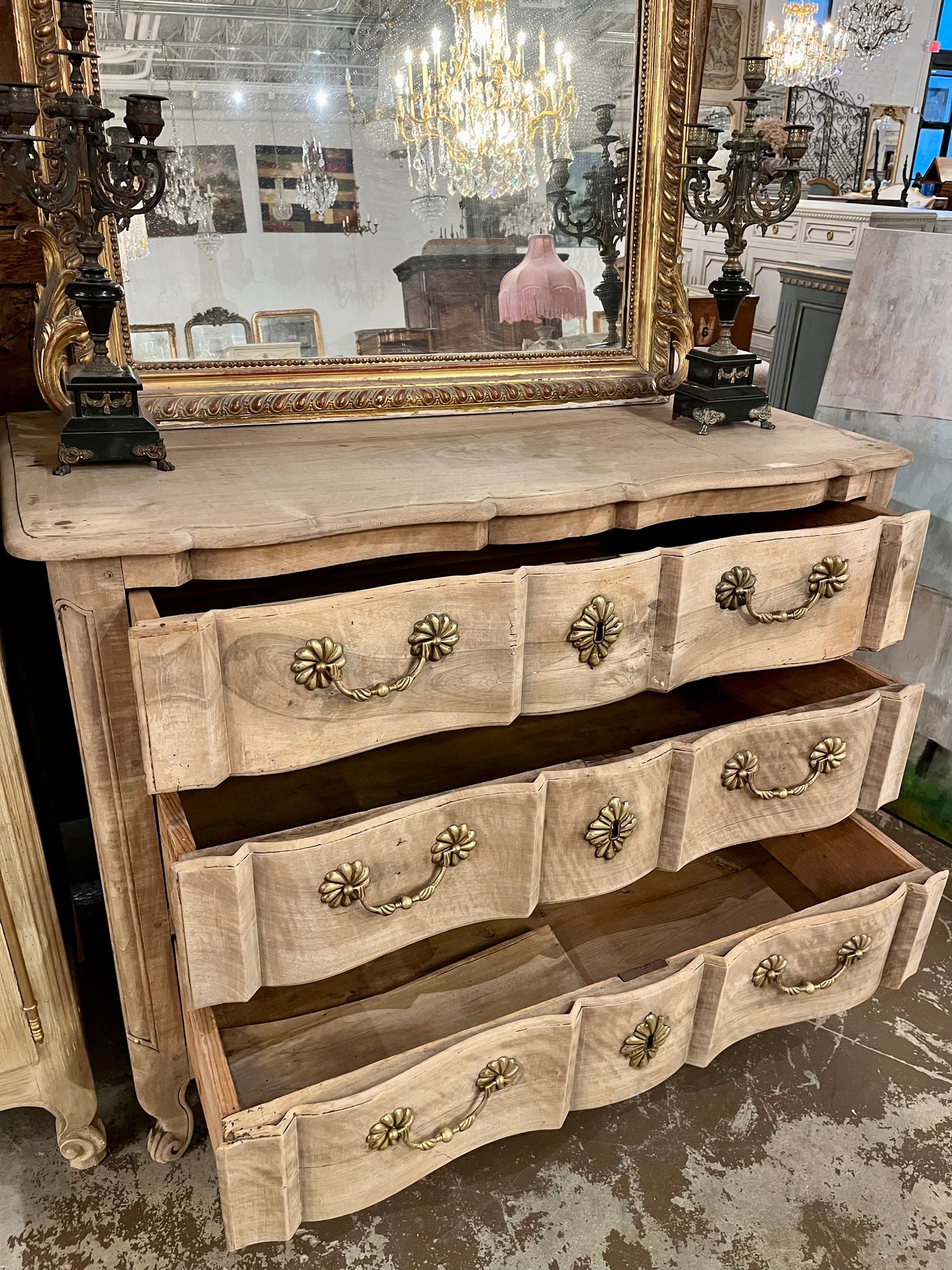 Louis XV French Country Chest - 3 Drawer