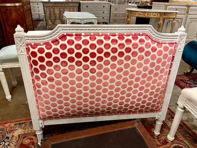 Pink Polka Dot Antique French Twin Bed Set