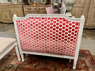 Pink Polka Dot Antique French Twin Bed Set