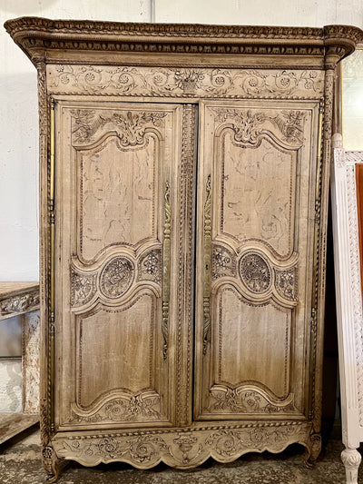 18th Century Floral Carved Armoire | Le Chateau | European Luxury Furniture in Atlanta