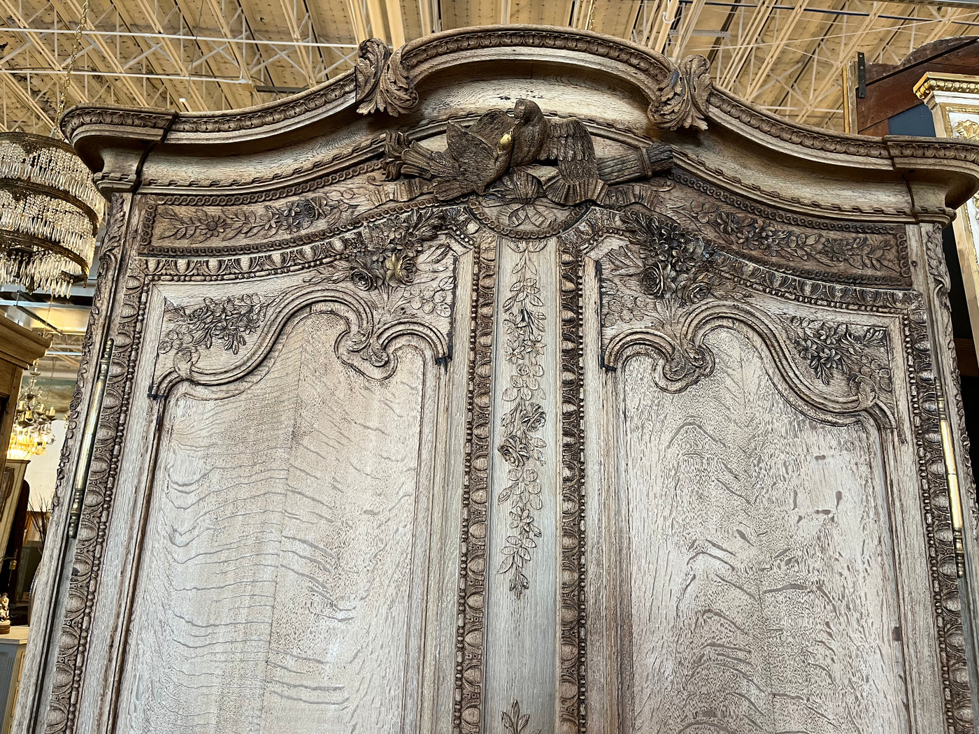 18th Century 'Love Bird' Armoire