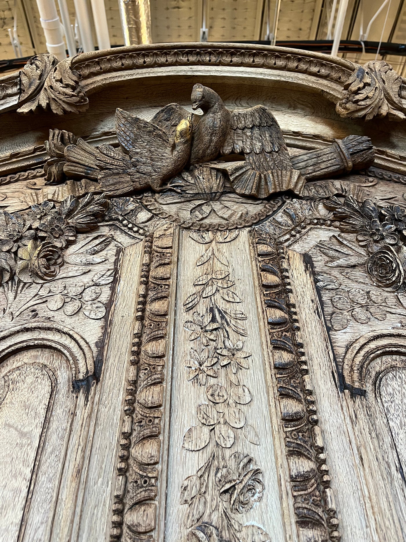 18th Century 'Love Bird' Armoire