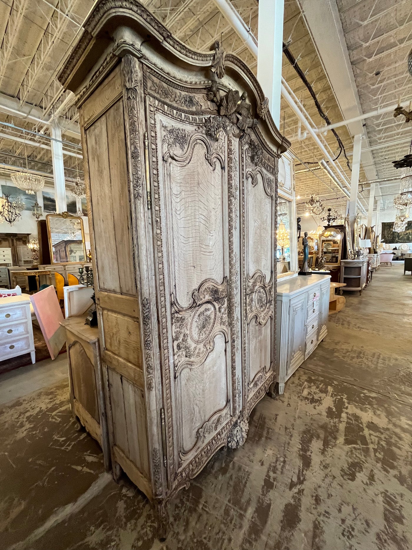 18th Century 'Love Bird' Armoire | Le Chateau | European Luxury Furniture in Atlanta