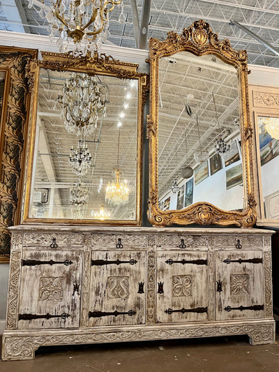 18th Century French Sideboard with Antique White Finish