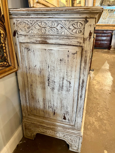 18th Century French Sideboard with Antique White Finish