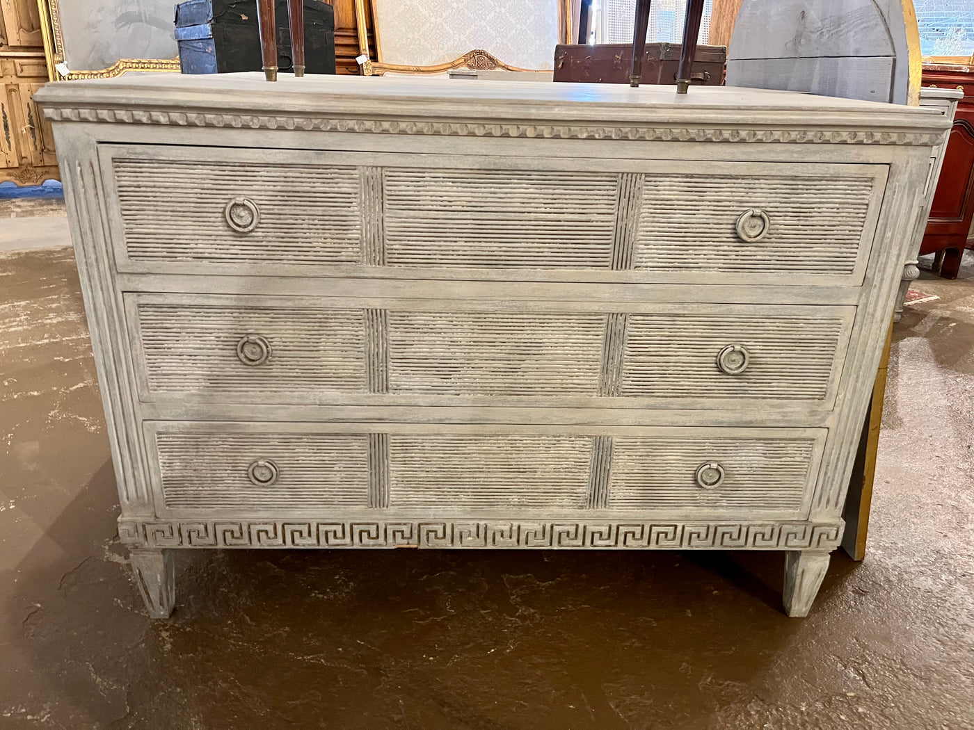 Swedish Reeded Front Chest