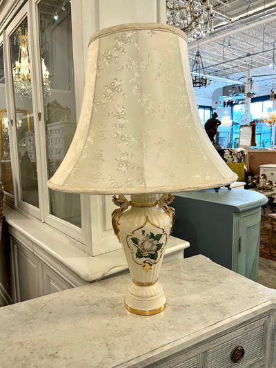 Floral Ceramic Lamp